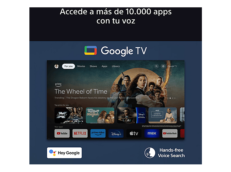 TV OLED 77" SONY — 4K UHD HDR y Google Smart TV (mod. 8A) — foto 8