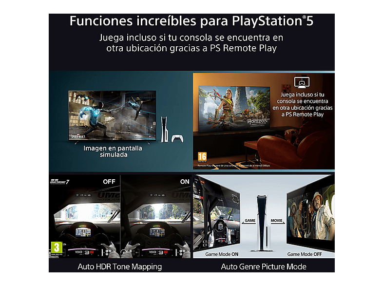 TV OLED 77" SONY — 4K UHD HDR y Google Smart TV (mod. 8A) — foto 9