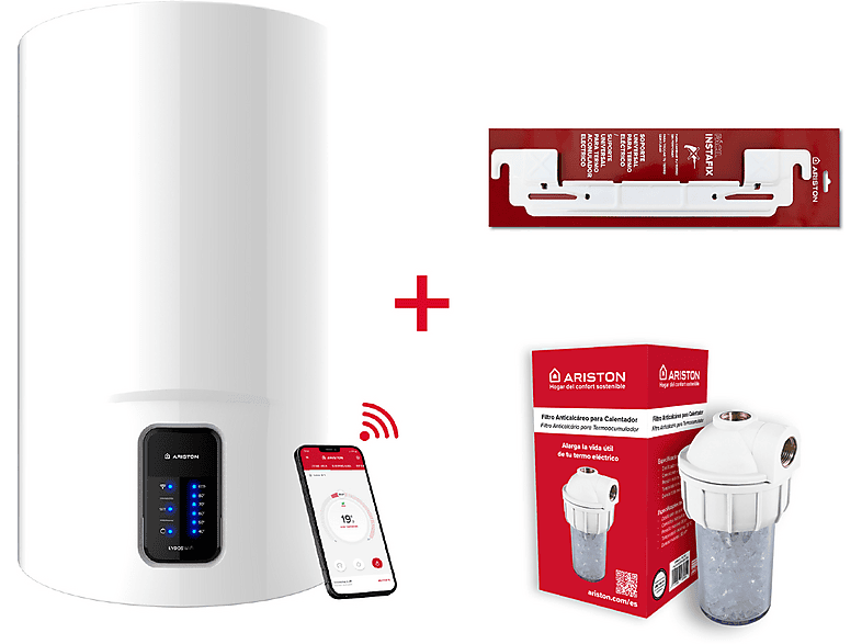 Termo Eléctrico ARISTON en color Blanco de 80 l