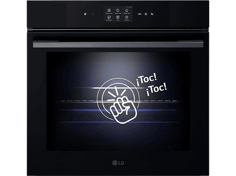 LG Horno a vapor en color Cristal negro mate