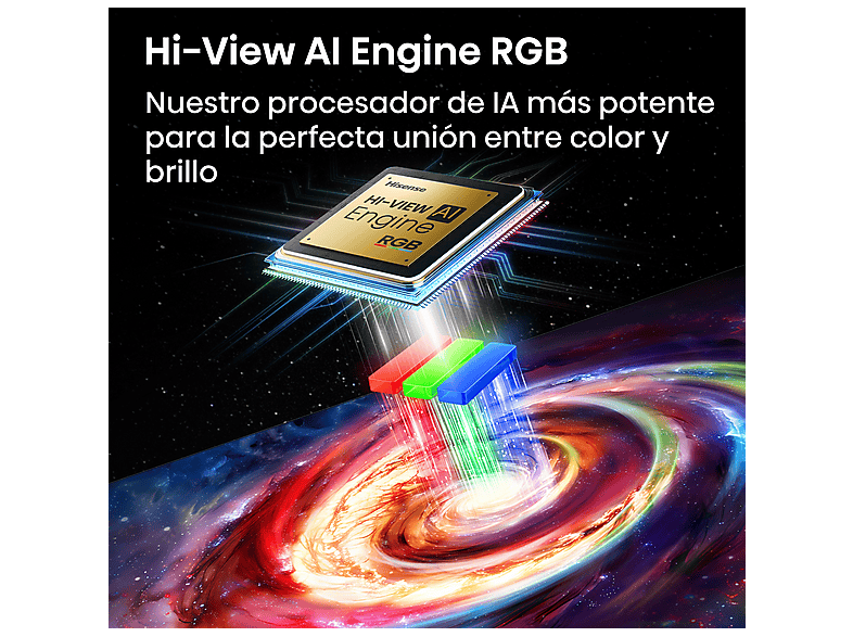 TV RGB Mini LED 75" HISENSE con UHD 4K en color Negro — foto 8
