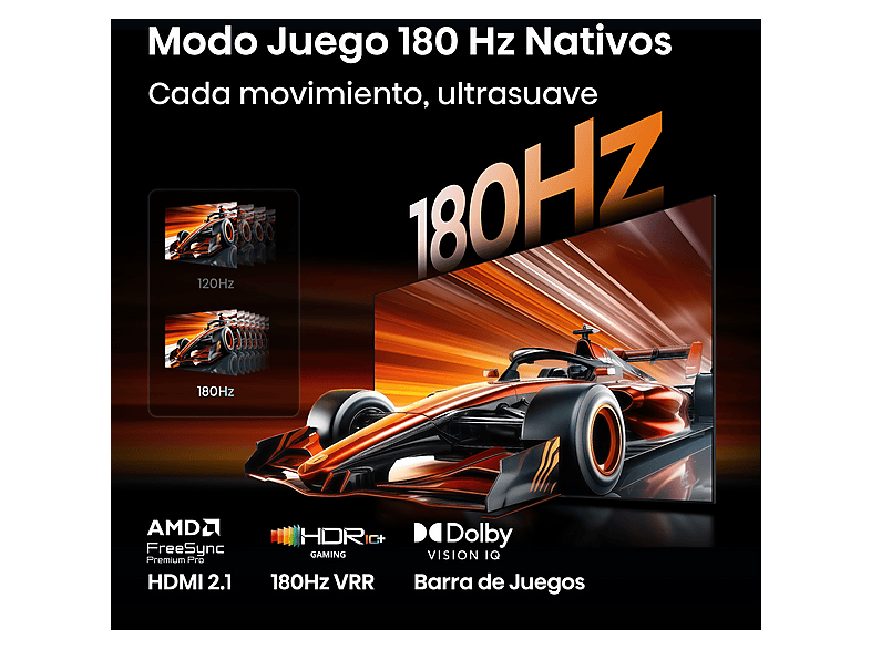 TV RGB Mini LED 75" HISENSE con UHD 4K en color Negro — foto 10