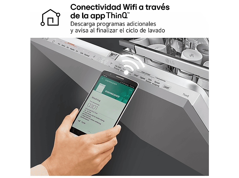 Lavavajillas integrable LG en color Sin panelar de 14 servicios — foto 15