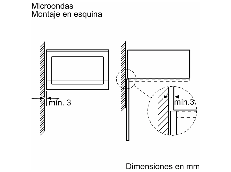 Microondas con grill integrable BALAY — 900 W y 5 niveles — foto 8