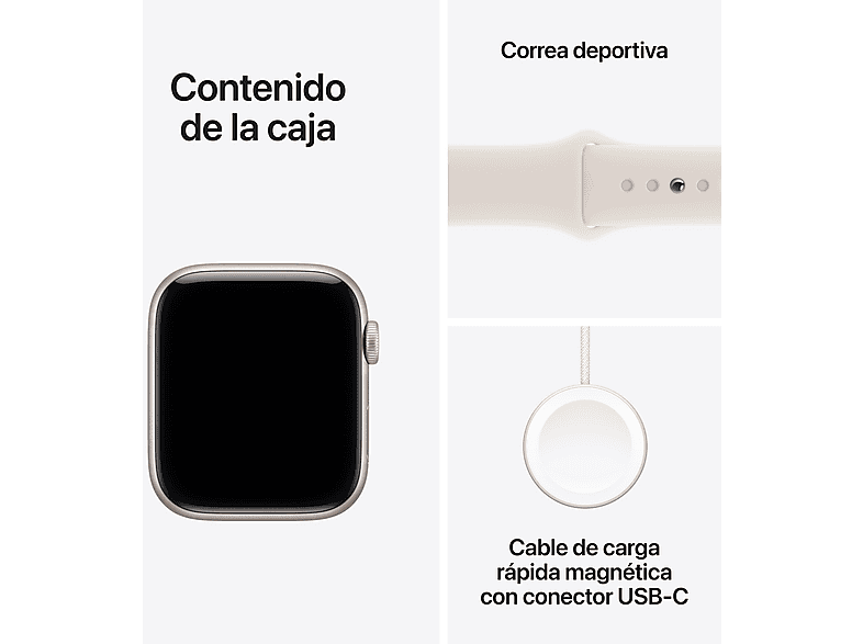 APPLE Smartwatch en color Blanco estrella (mod. Watch SE 3 (2025)) — foto 8