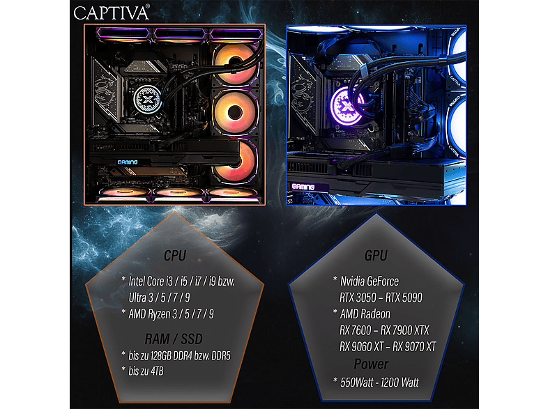 PC Gaming CAPTIVA, Intel Core i9 14900KF — foto 4