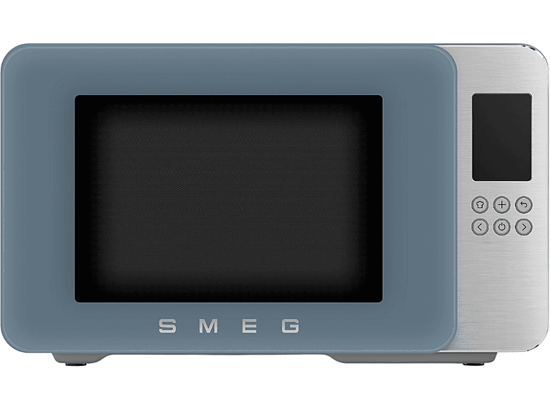 Microondas con grill SMEG en color Azul tormenta mate