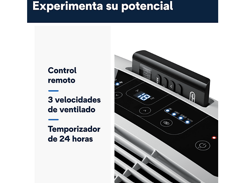Aire acondicionado portátil DE LONGHI — 2350 frig/h y 2.4kW — foto 4