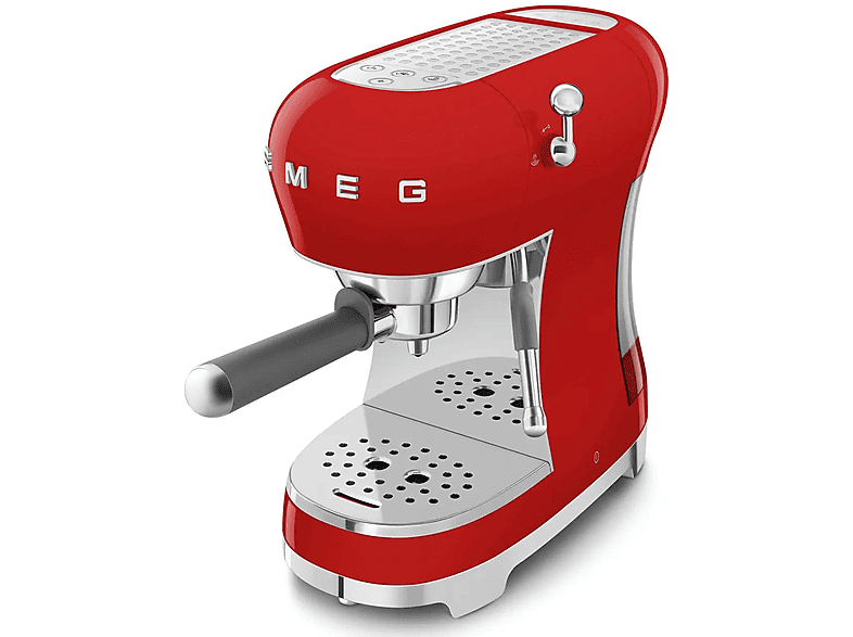 Cafetera express SMEG en color Rojo, 15 bar — foto 7