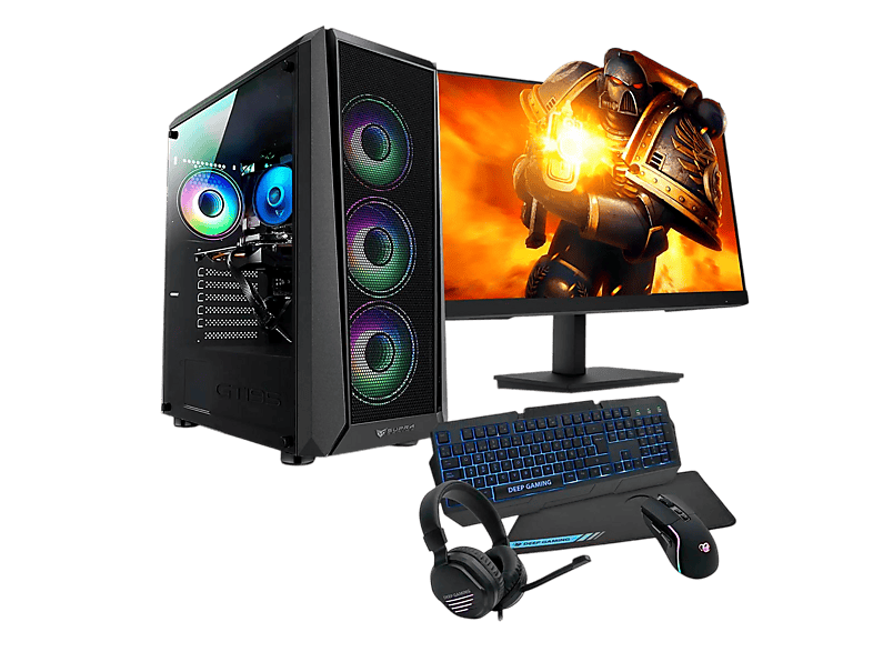 Pack PC Gaming PC RACING — AMD Ryzen 5 5500 y 16 GB RAM (mod. Submariner 5500)