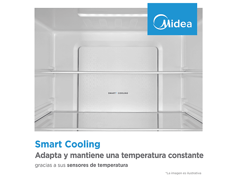 Frigorífico dos puertas MIDEA en color Blanco, Total No Frost — foto 6