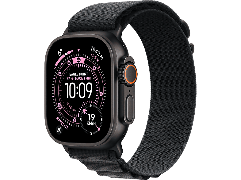 APPLE Smartwatch en color Negro — GPS+CEL y 49 mm