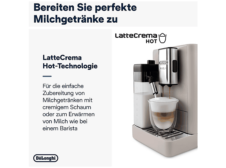 Cafetera superautomática DELONGHI en color Beige, 19 bar — foto 9