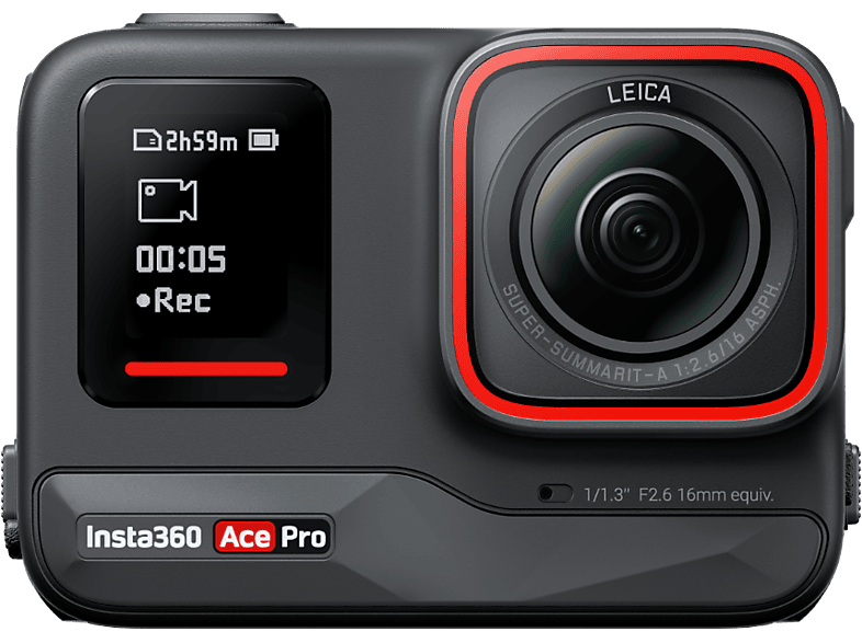 Cámara deportiv ACE PRO STANDALONE INSTA360 con Cámara deportiv en color Negro