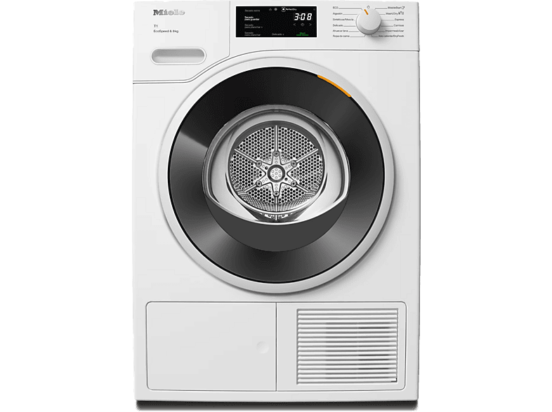 MIELE Secadora bomba de calor en color Blanco Loto — 8 kg y 10 Programas