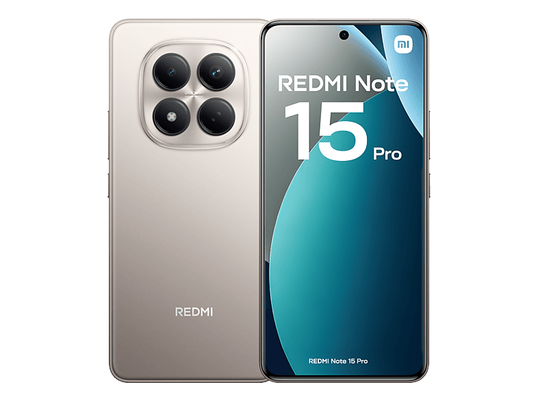 Móvil XIAOMI en color Titanio (mod. Redmi Note 15 Pro)
