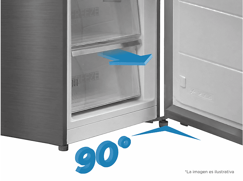 MIDEA Frigorífico combi en color Inox — foto 8