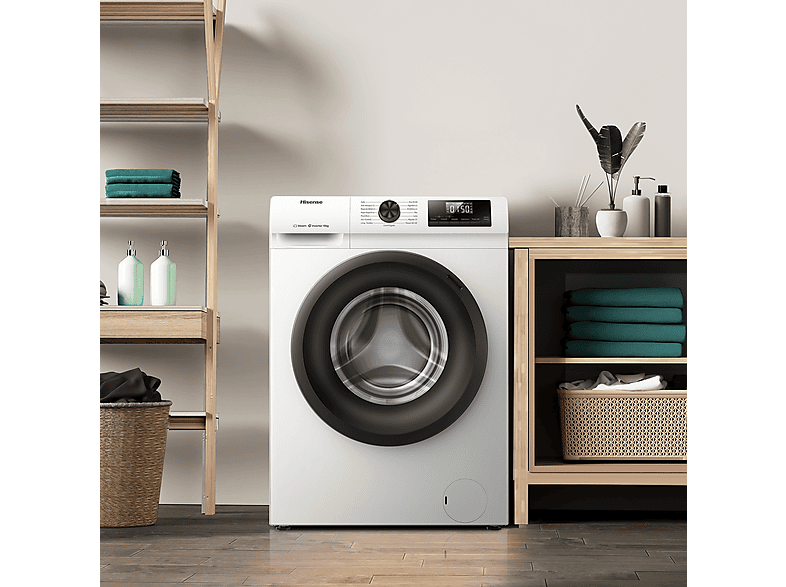 HISENSE Lavadora carga frontal 10 kg en color Blanco — foto 13