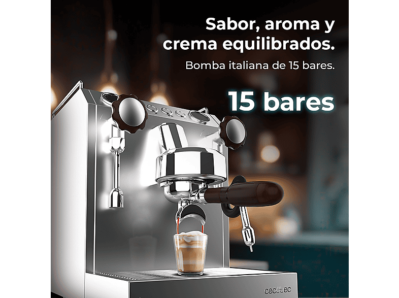 Cafetera express CECOTEC con 2700 W en color Plata — foto 3