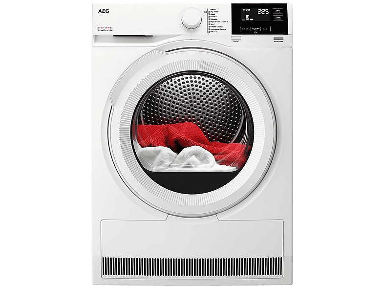 Secadora bomba de calor AEG con Carga Frontal en color White
