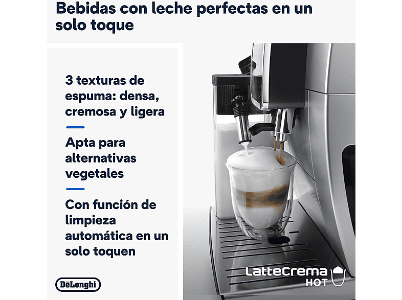 Cafetera superautomática DE LONGHI en color Inox de 1450W — foto 4