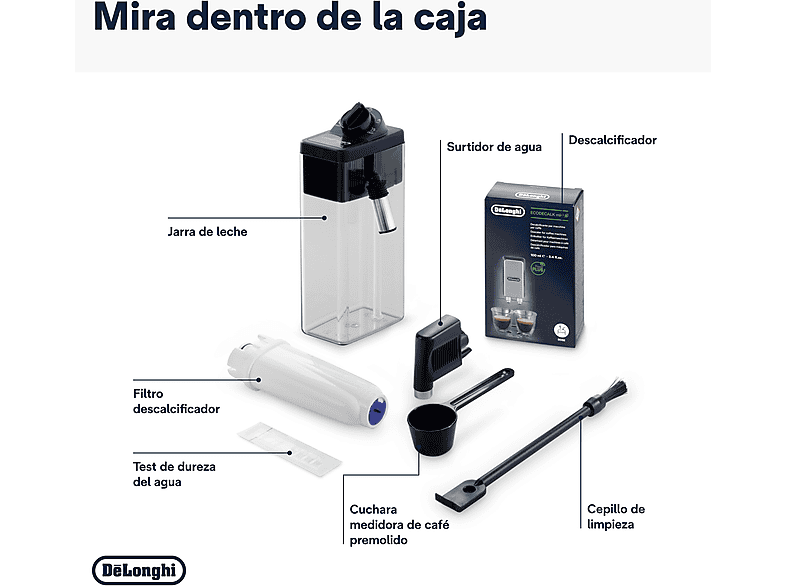 Cafetera superautomática DE LONGHI en color Inox de 1450W — foto 8