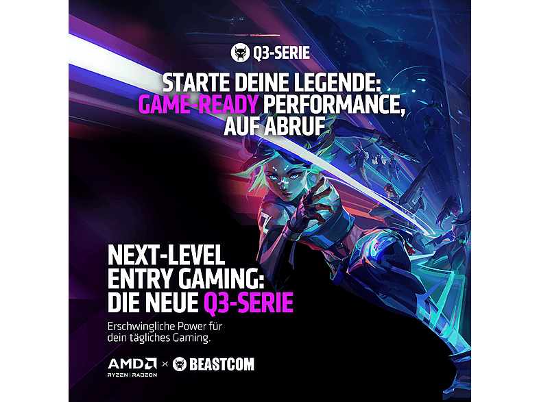 BEASTCOM PC Gaming AMD Ryzen™ 5 3400G (mod. Q3 Essential Gaming) — foto 6