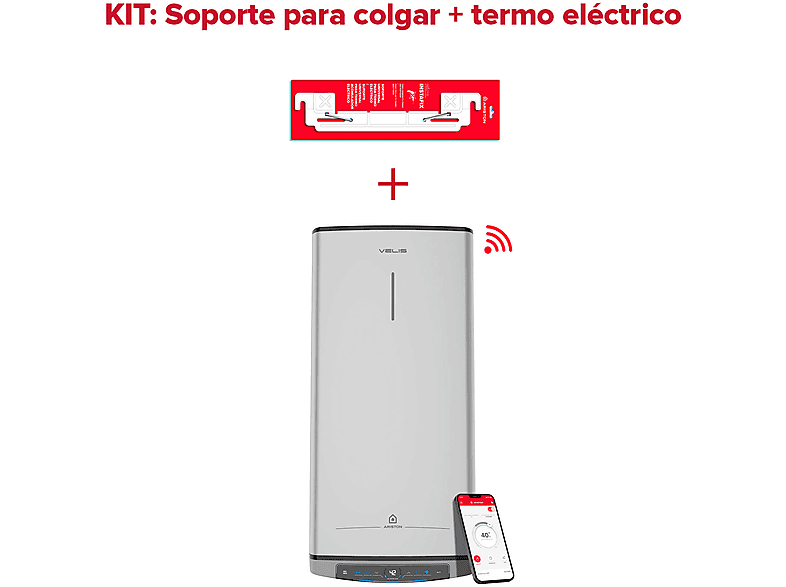 ARISTON Termo Eléctrico 80 l en color Gris