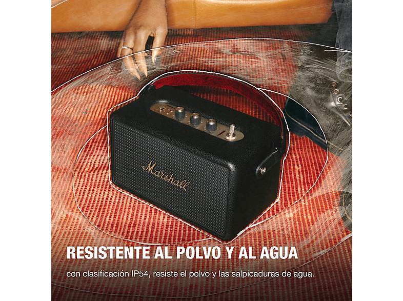 Altavoz bluetooth MARSHALL en color Black and Brass (mod. Kilburn III) — foto 4