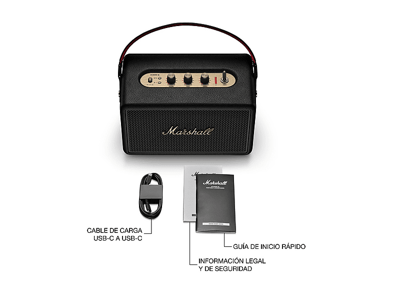Altavoz bluetooth MARSHALL en color Black and Brass (mod. Kilburn III) — foto 9
