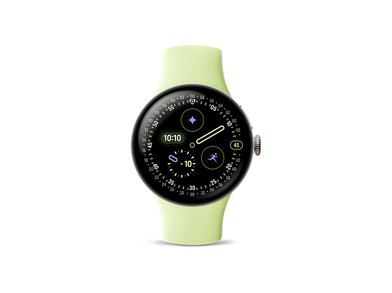 GOOGLE Smartwatch AMOLED (mod. Pixel Watch 4) en color Oro/Verde lima