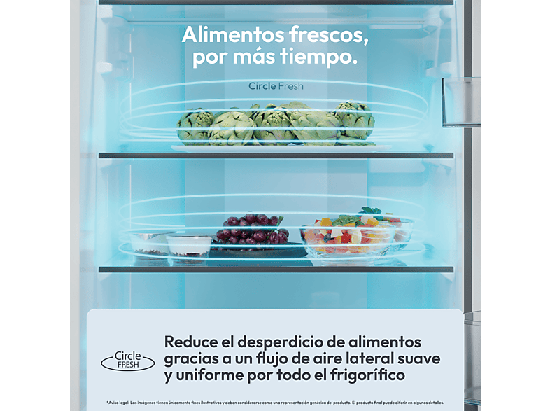 CANDY Frigorífico combi No Frost en color Blanco — foto 9