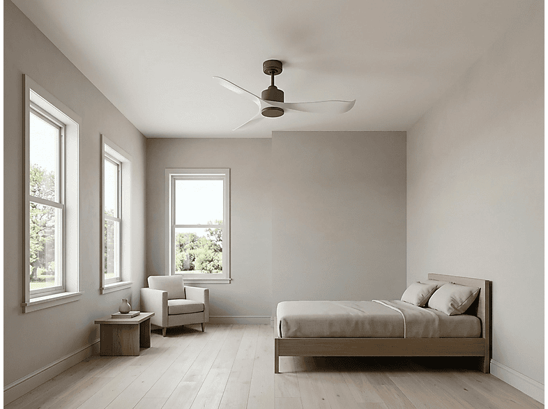 PURLINE Ventilador de techo 6 velocidades (mod. VirginD132C0365184) en color Negro — foto 7