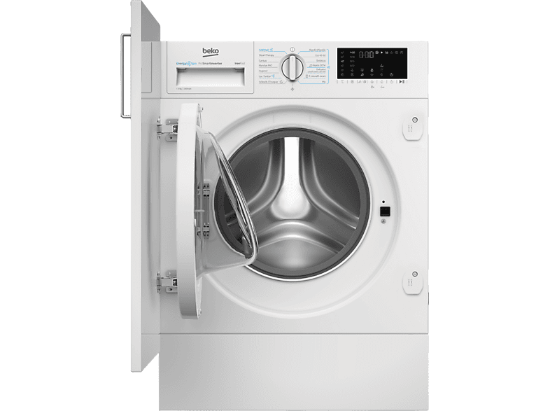 Lavadora integrable BEKO en color Blanco de 9kg