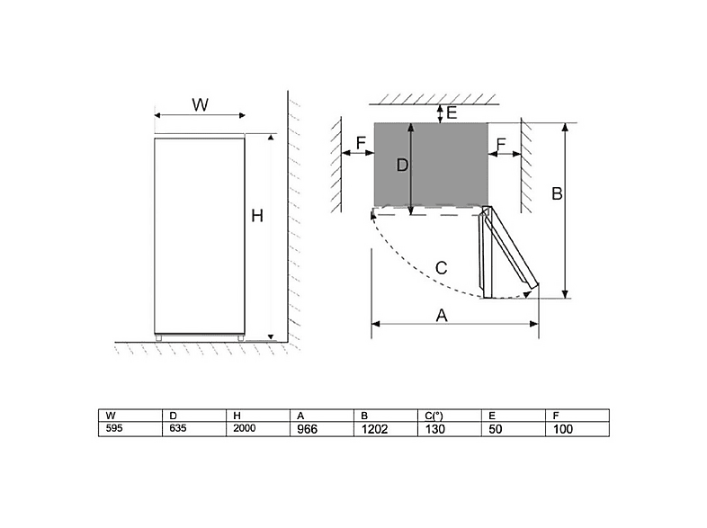 Frigorífico combi CECOTEC — Altura 200 cm y Capacidad 356 l (mod. Bolero CoolMarket Combi 356i) — foto 5
