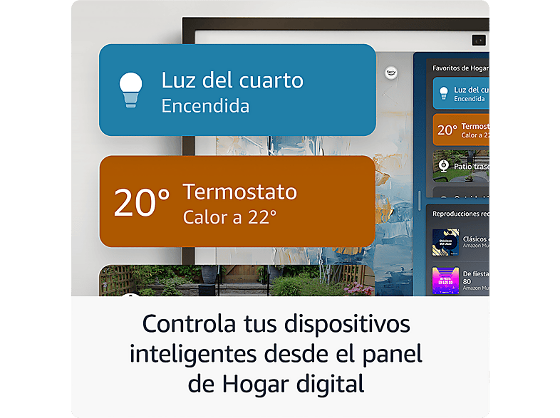 Pantalla inteligente con Alexa AMAZON en color Negro de Full HD de 15.6" — foto 4