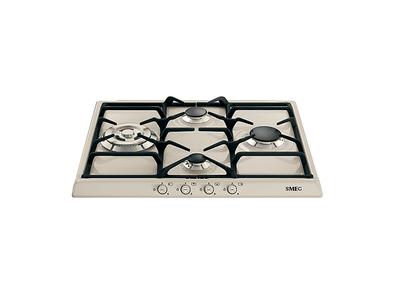 Placa de gas SMEG en color Blanco de 4 zona(s) zonas