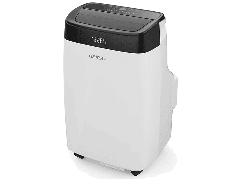 Aire acondicionado portátil DAITSU con 2236 fg/h en color Blanco y negro