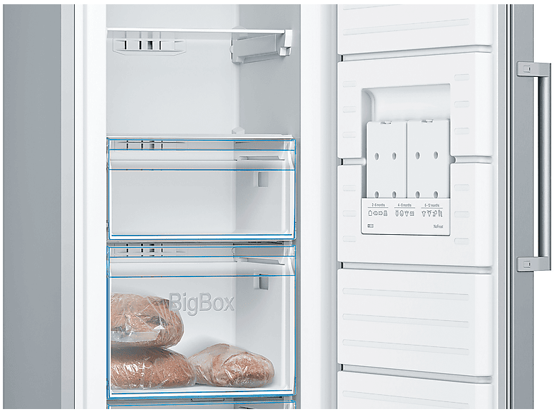 Congelador vertical BOSCH en color Inox de 225 l — foto 4