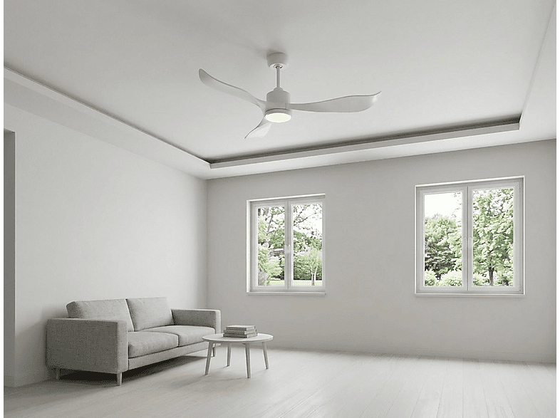 PURLINE Ventilador de techo 18 W (mod. VirginD132C03LED64932) en color Blanco — foto 7