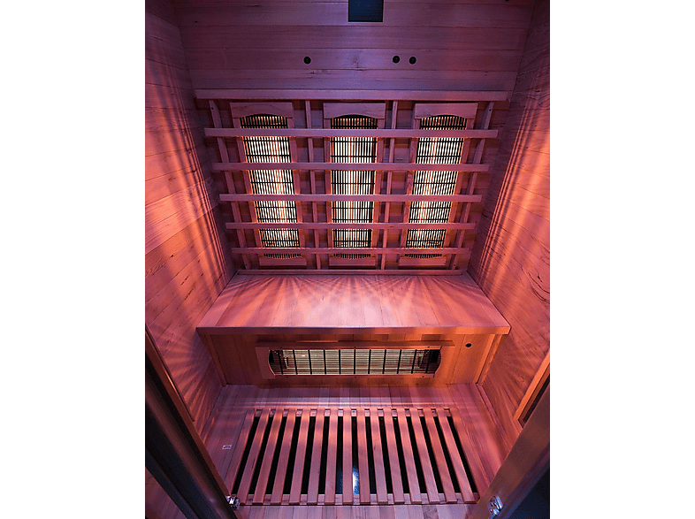 Sauna de infrarrojos MPC con 128 cm en color Marrón — foto 5