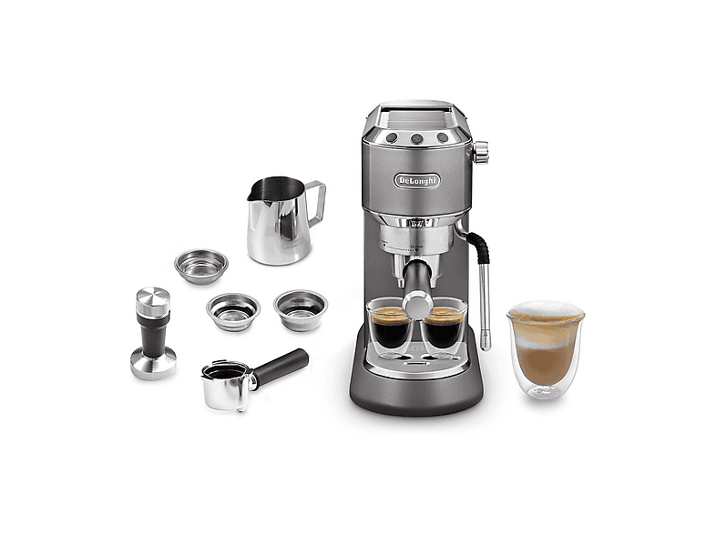 DELONGHI Cafetera express en color Inox — 15 bar y 1350 W