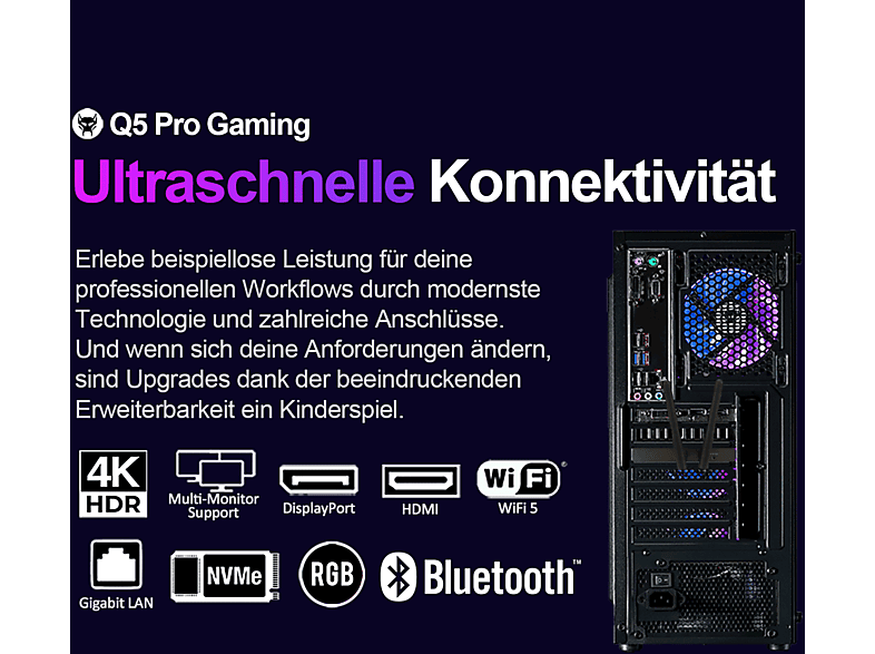 PC Gaming BEASTCOM — AMD Ryzen™ 5 4500 y 16 GB RAM (mod. Q5 | Pro Gaming) — foto 9
