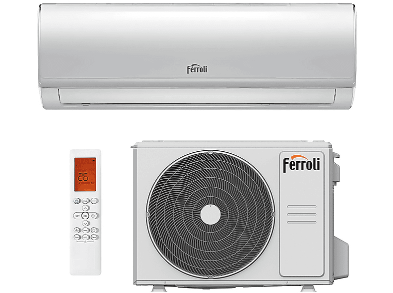 Split 1x1 FERROLI en color Blanco de Función Inverter