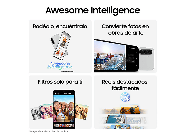 Smartphone SAMSUNG con Móvil Android en color Gris — foto 4